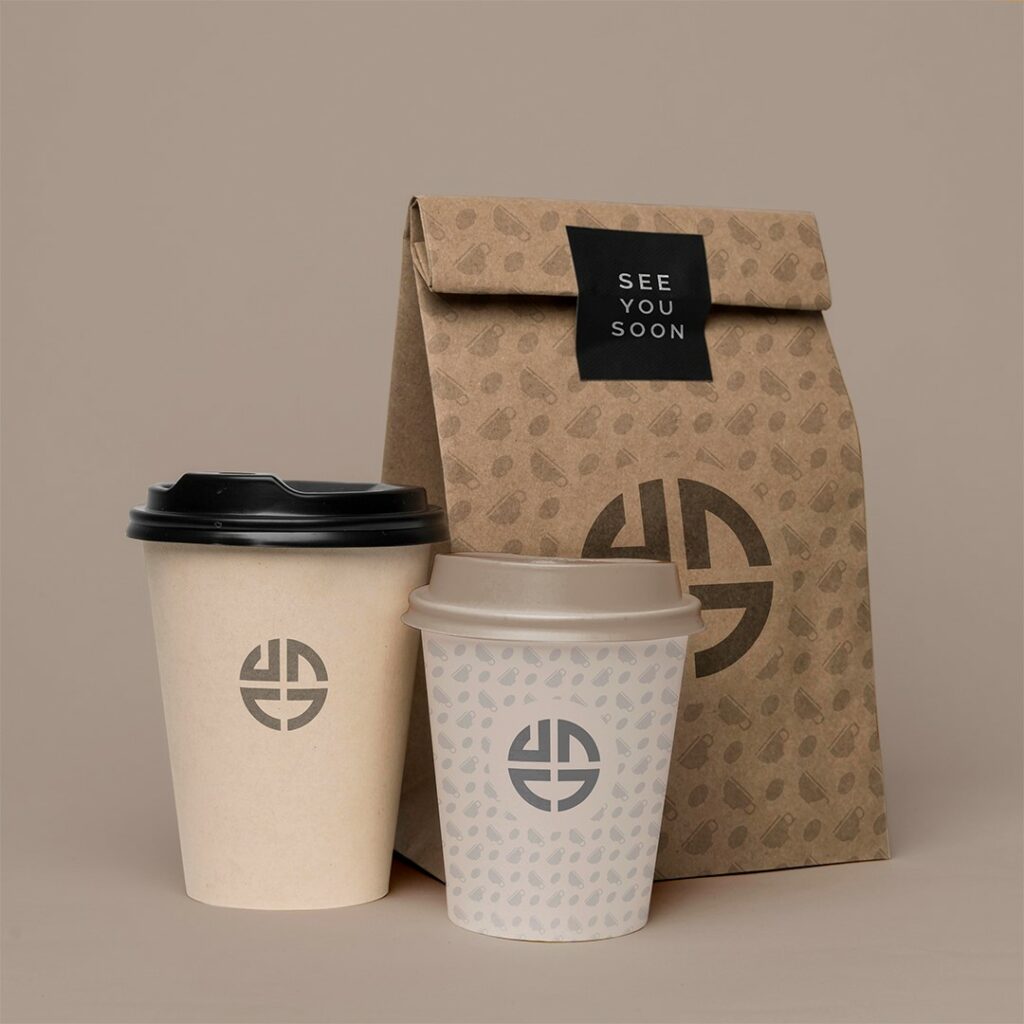Drukwerk koffiebeker JVH Design