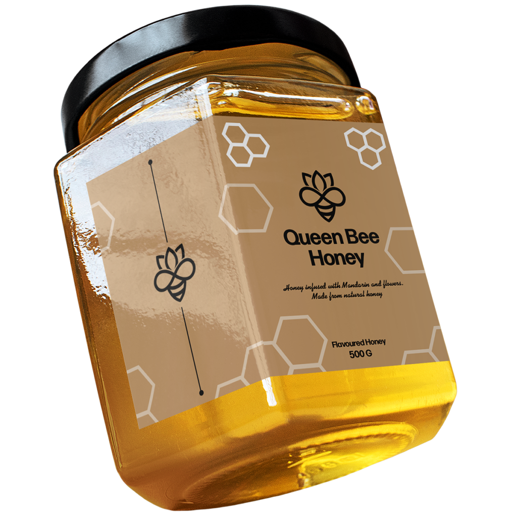 label ontwerp honingpot